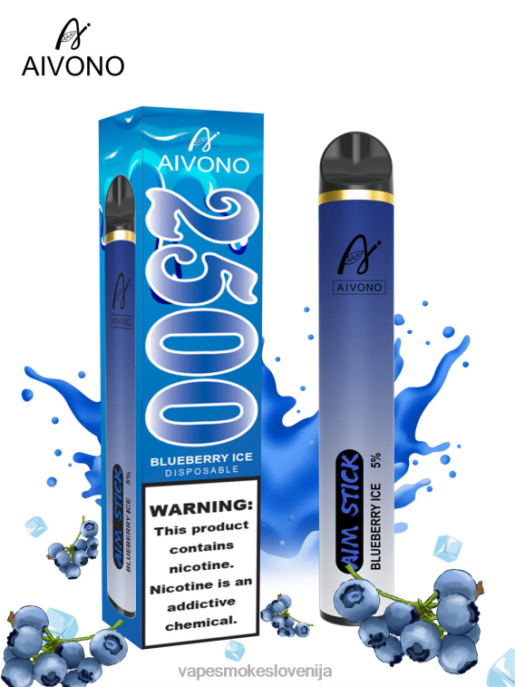 Vape Petrol 6FDXN152 Aivono AIM STICK 2500 borovničev led