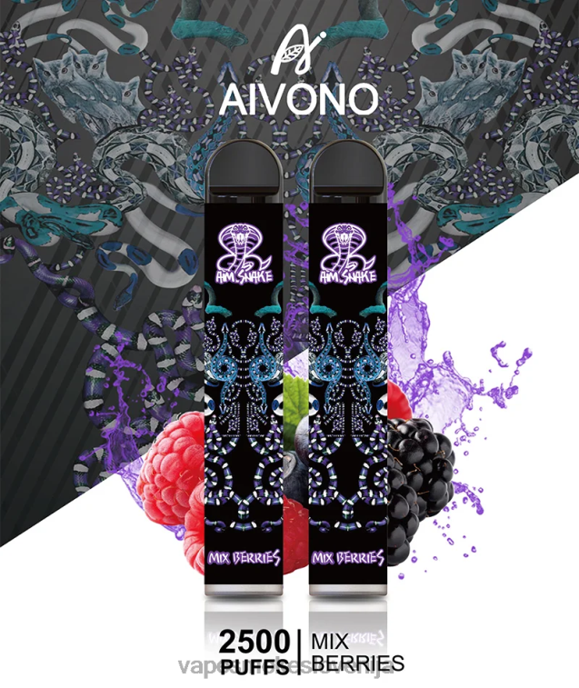Vape Petrol 6FDXN312 Aivono AIM SNAKE 2500 zmešajte jagode