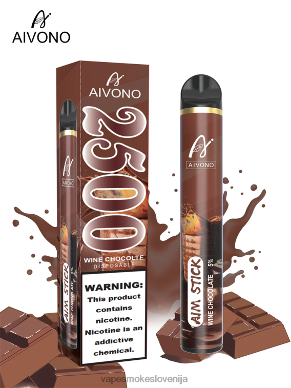 Vape Slovenija 6FDXN156 Aivono AIM STICK 2500 vinska čokolada