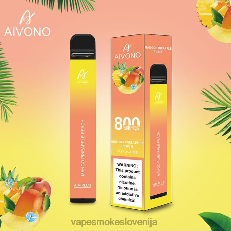 Vape Slovenija 6FDXN186 Aivono AIM PLUS 800 mango ananas breskev