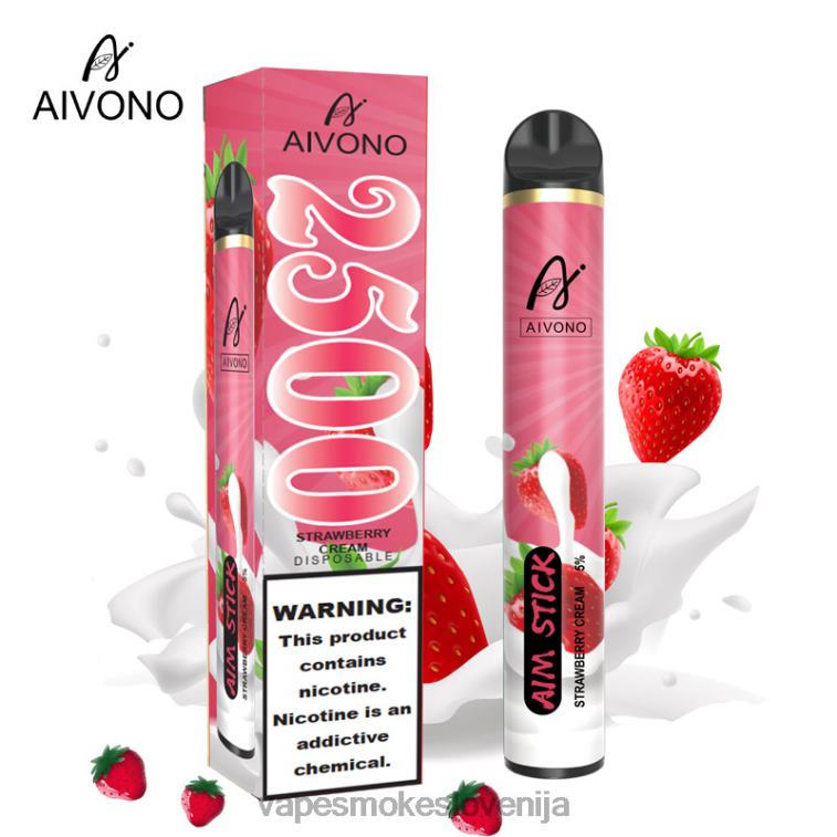 Vape Tekočine 6FDXN155 Aivono AIM STICK 2500 jagodna krema