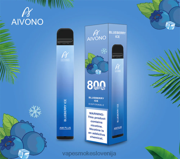 Vape Tekočine 6FDXN175 Aivono AIM PLUS 800 borovničev led