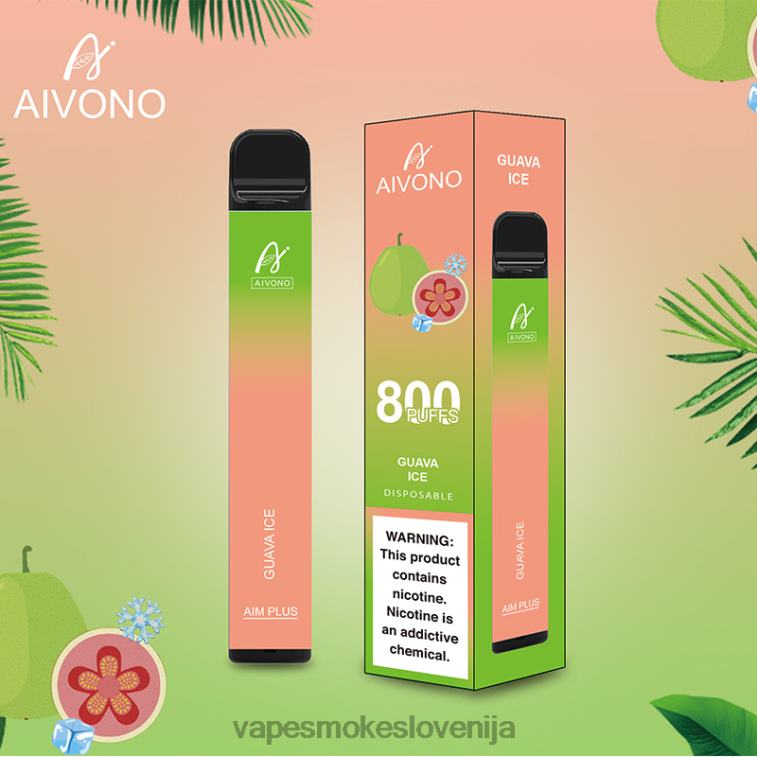 Vape Tekočine 6FDXN180 Aivono AIM PLUS 800 guava led