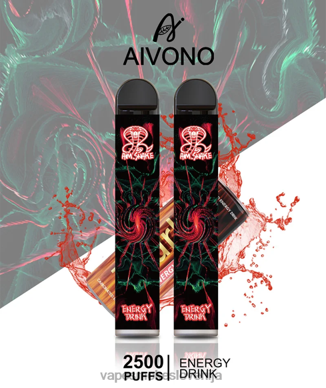 Vape Tekočine 6FDXN305 Aivono AIM SNAKE 2500 energijska pijača