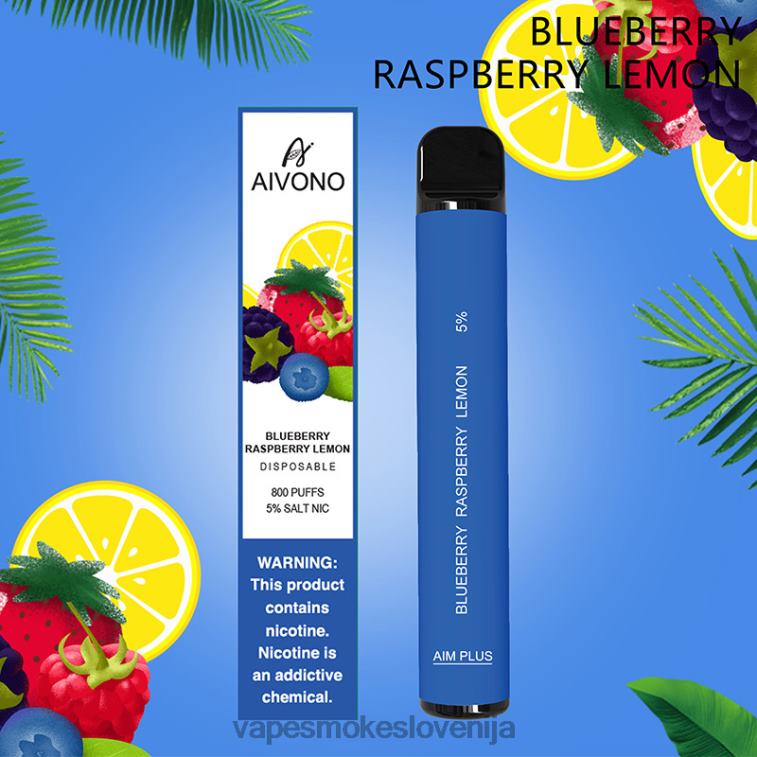 Vape Za Enkratno Uporabo 6FDXN173 Aivono AIM PLUS 800 borovnica malina limona