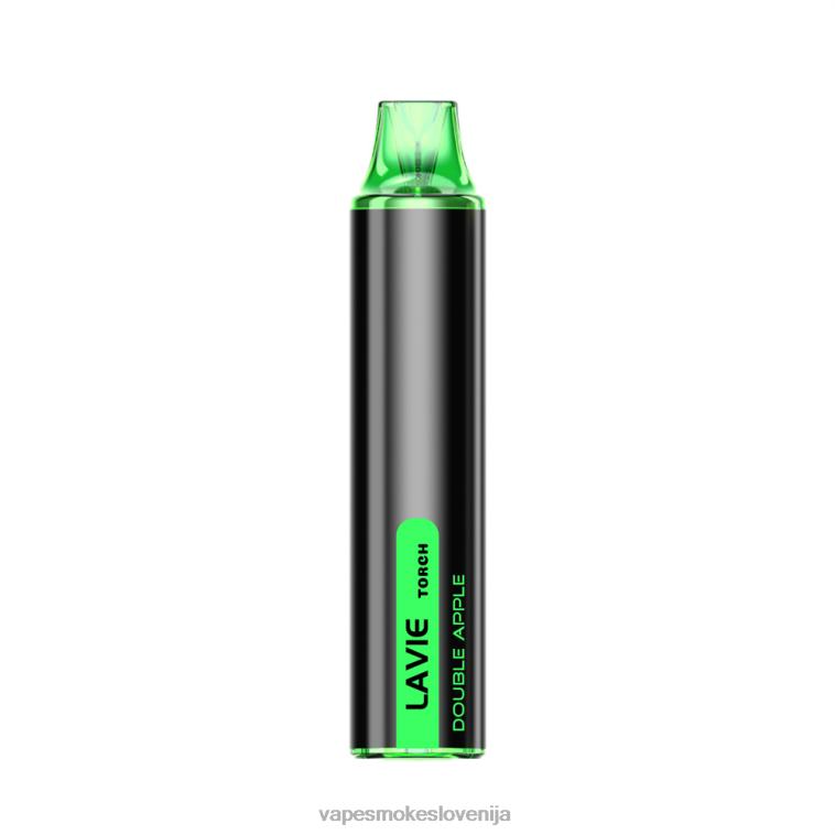 Vape Brez Nikotina R64X4129 LAVIE Torch 6000 vpihov dvojno jabolko