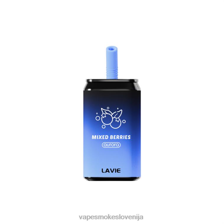 Vape Brez Nikotina R64X4149 LAVIE Aurora 11000 vpihov mešano jagodičje