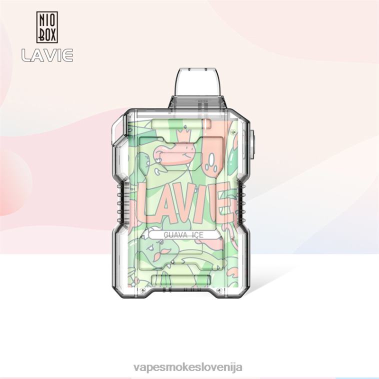 Vape Brez Nikotina R64X4194 LAVIE NIO BOX 9000 vpihov guava led
