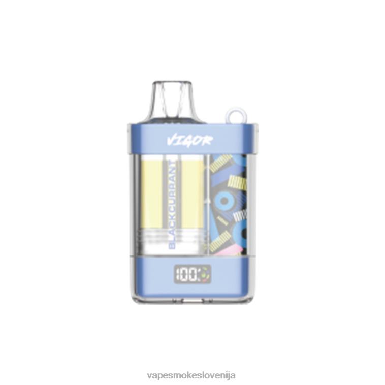 Vape Brez Nikotina R64X49 LAVIE VIGOR 15000 vpihov črni ribez