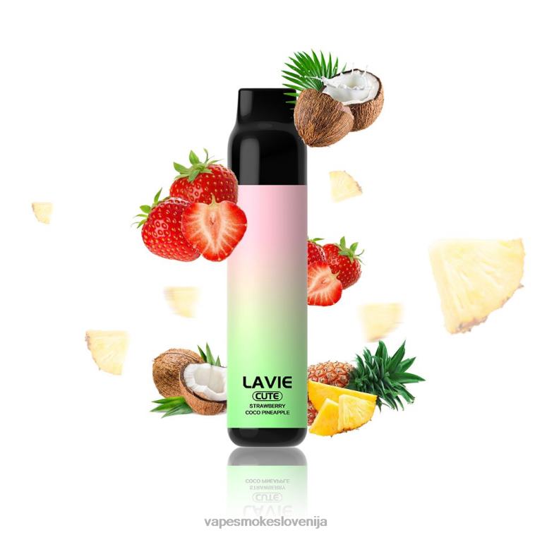 Vape Slovenija R64X4291 LAVIE BAR 3000 vpihov jagoda kokos jabolko