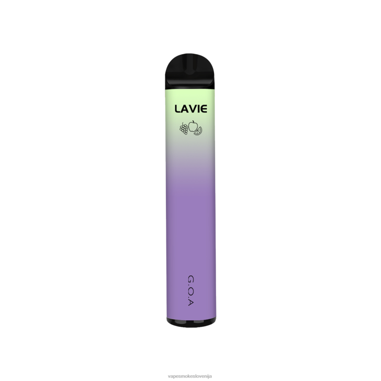 Vape Slovenija R64X4306 LAVIE BAR 1600 vpihov grozdje oranžno jabolko