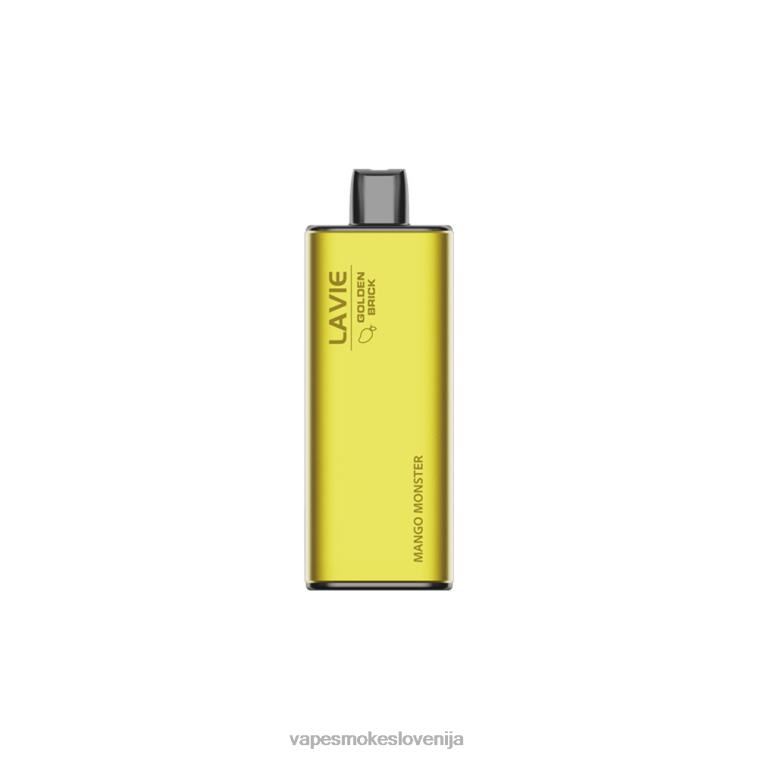 Vape Slovenija R64X461 LAVIE GOLDEN BRICK 10000 vpihov mangova pošast
