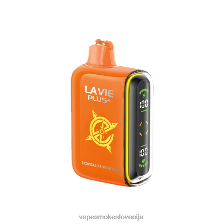 Vape Slovenija R64X496 LAVIE PLUS 15000 vpihov tropska mavrica