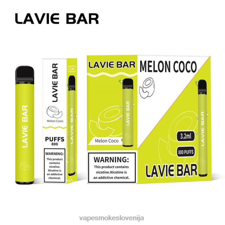 Vape Tekočine R64X4315 LAVIE BAR 800 vpihov melona kokos