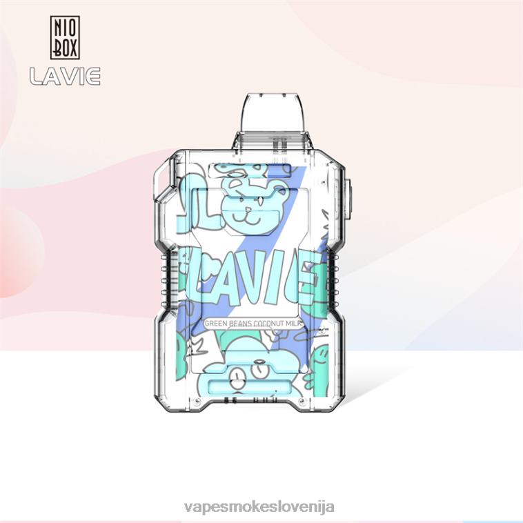 Vape Za Enkratno Uporabo R64X4188 LAVIE NIO BOX 9000 vpihov kokosovo mleko iz stročjega fižola