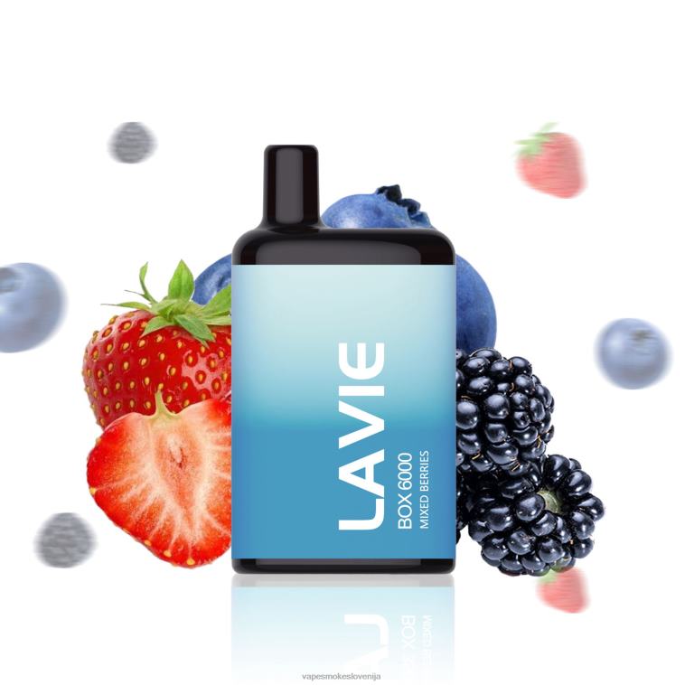 Vape Za Enkratno Uporabo R64X4203 LAVIE BOX 6000 vpihov mešano jagodičje