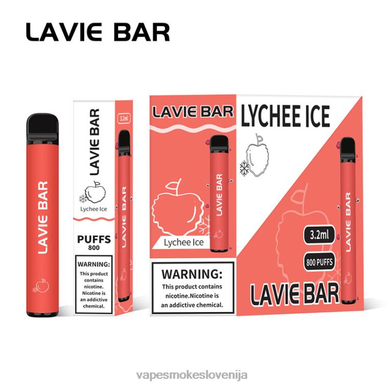 Vape Za Enkratno Uporabo R64X4313 LAVIE BAR 800 vpihov ličijev led