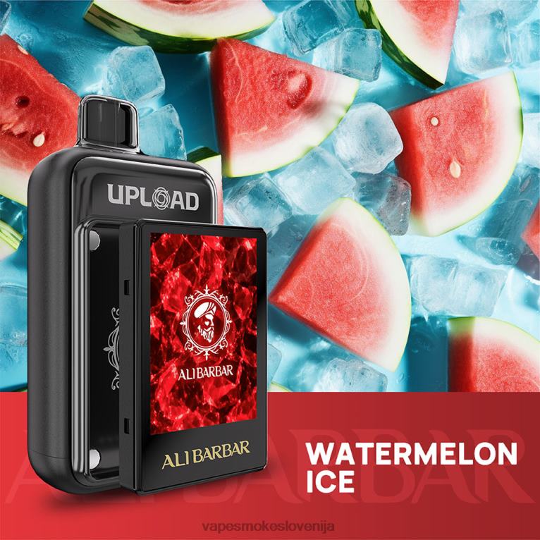 Vape Za Enkratno Uporabo PR6DT121 Alibarbar nalaganje led iz lubenice