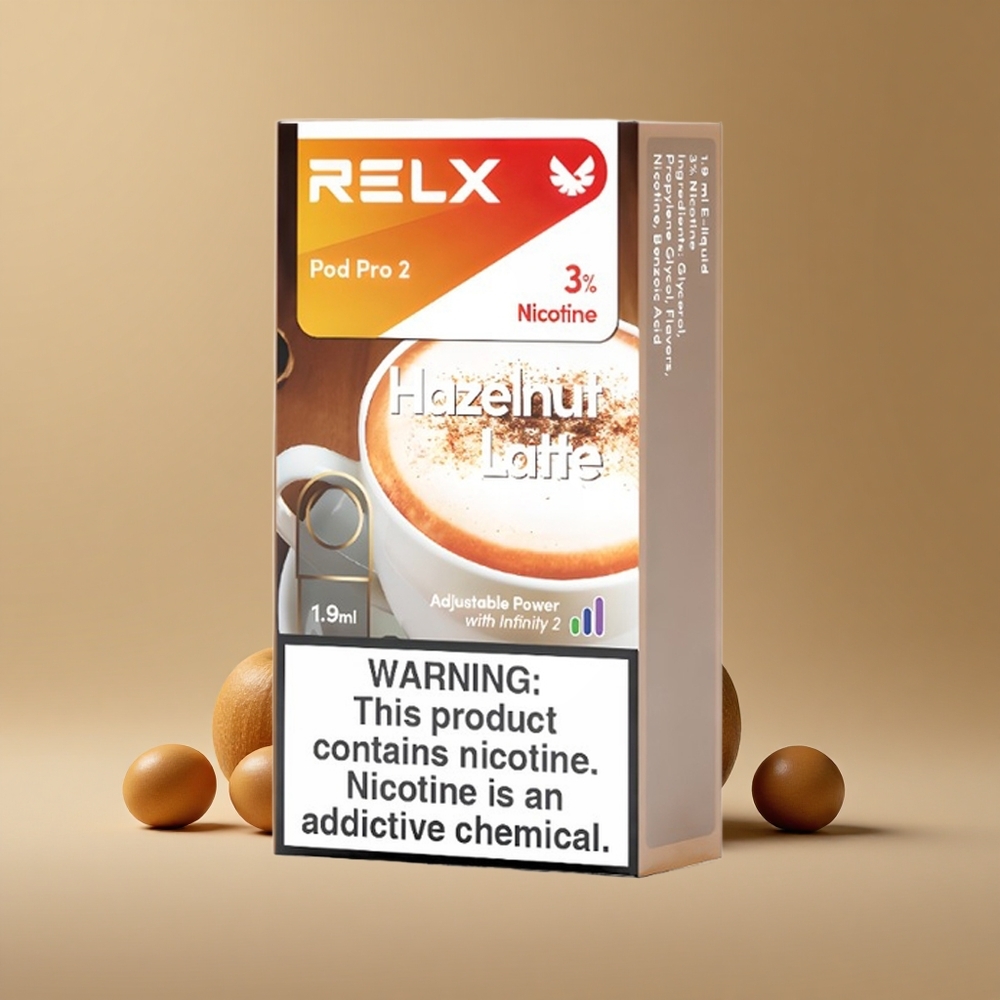 RELX Pod Pro 2 600 Puffov lešnikova kava