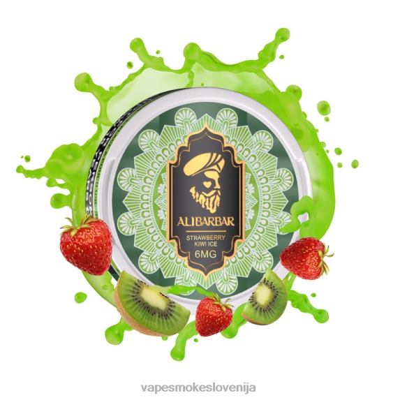 Vape Slovenija LV00V91 Alibarbar nikotinske vrečke jagodni kivijev led