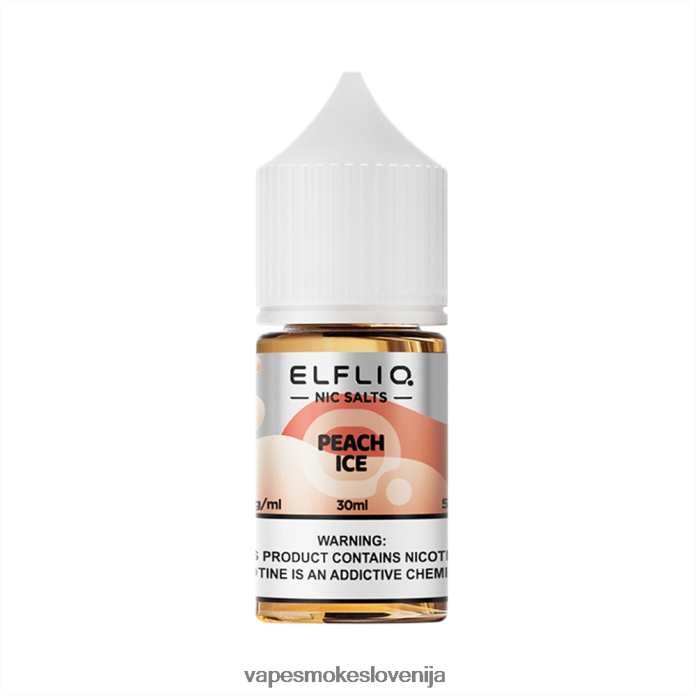 ELFBAR ELFLIQ Nic sol 30ml Breskev led FR4X0H22 Vape Petrol