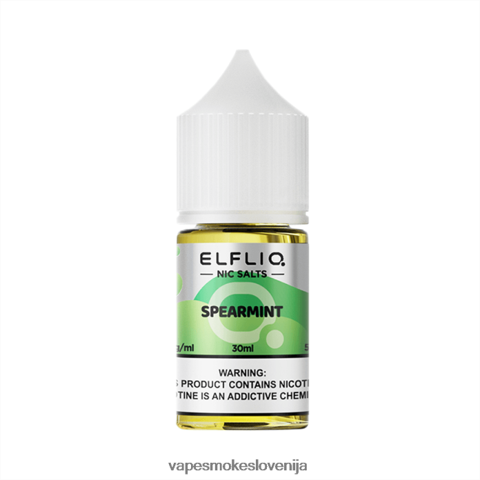 ELFBAR ELFLIQ Nic sol 30ml Spearmint FR4X0H29 Vape Brez Nikotina