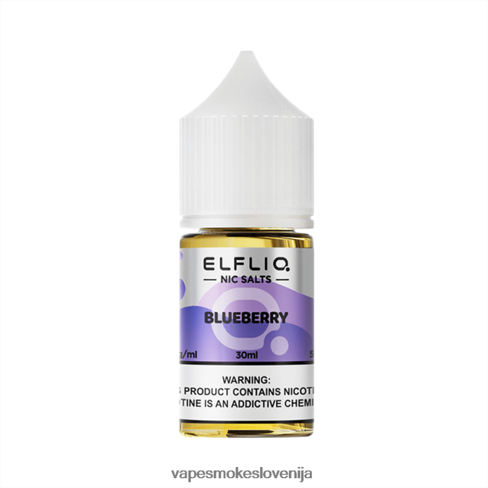 ELFBAR ELFLIQ Nic sol 30ml borovnica FR4X0H11 Vape Slovenija