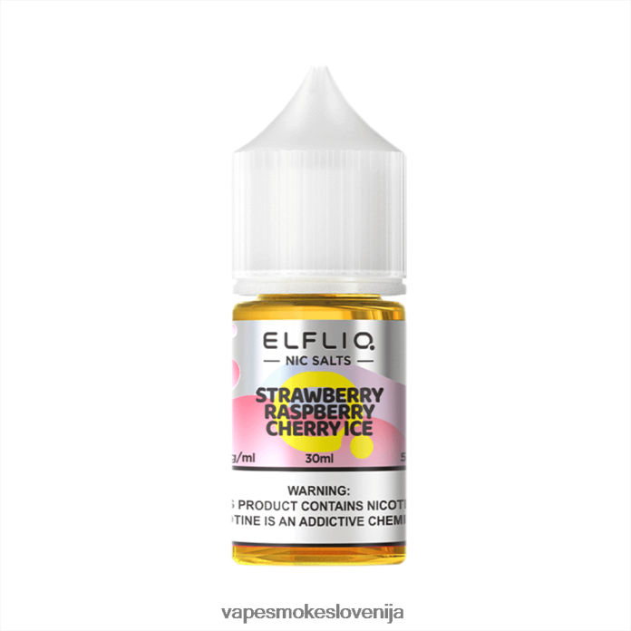 ELFBAR ELFLIQ Nic sol 30ml jagodna malina češnjev led FR4X0H32 Vape Petrol