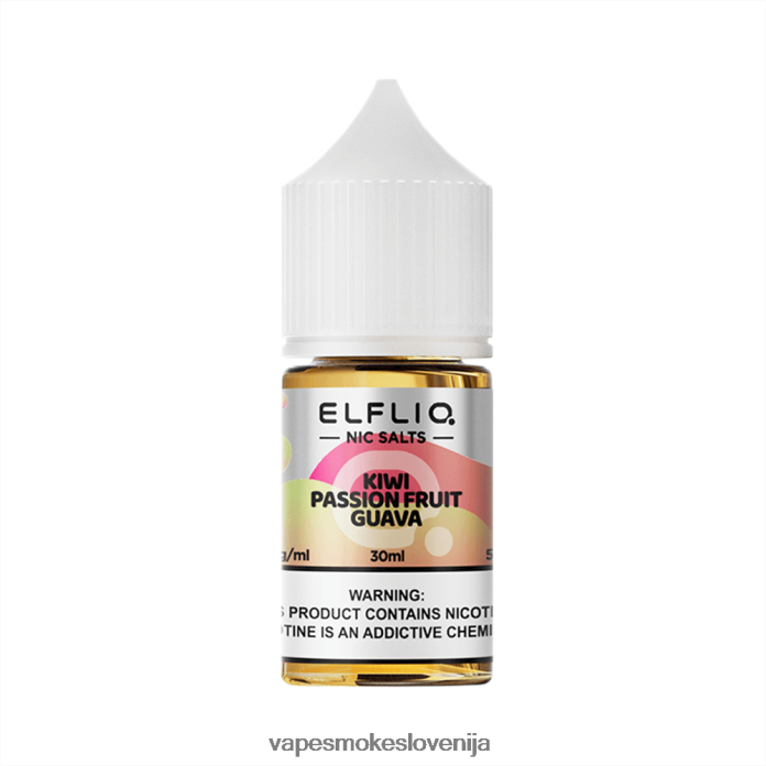 ELFBAR ELFLIQ Nic sol 30ml kiwi pasivna sadna guava FR4X0H20 Vape Tekočine