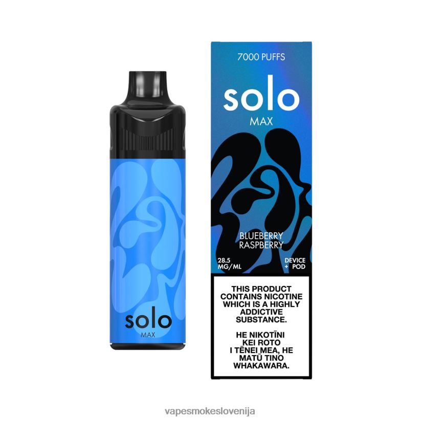 Vape Tekočine D64BLB65 Solo MAX komplet za pod borovnica malina