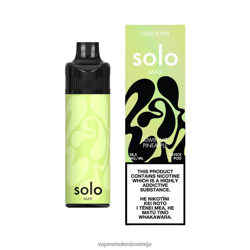 Vape Za Enkratno Uporabo D64BLB68 Solo MAX komplet za pod kivi ananas
